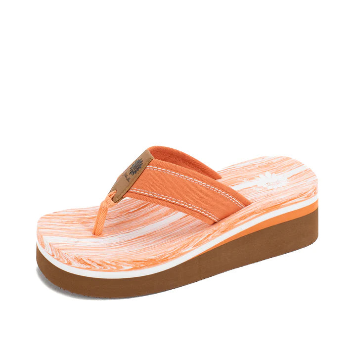 YELLOWBOX Kartini Platform Sandal - Coral