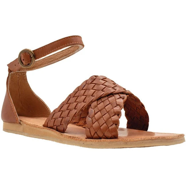 SBICCA Sayulita Criss Cross Huarache Sandal - Leather Tan