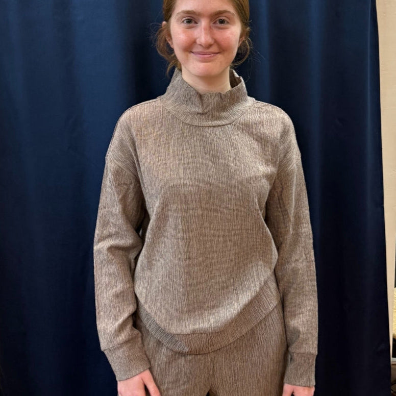 TRIBAL - Long Sleeve Tan Top