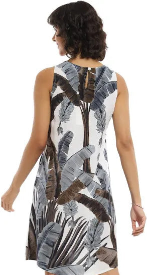 PARSLEY & SAGE - Floral Grey Dress