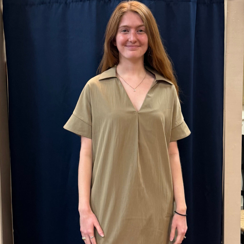 THML -  Tan Mini Dress