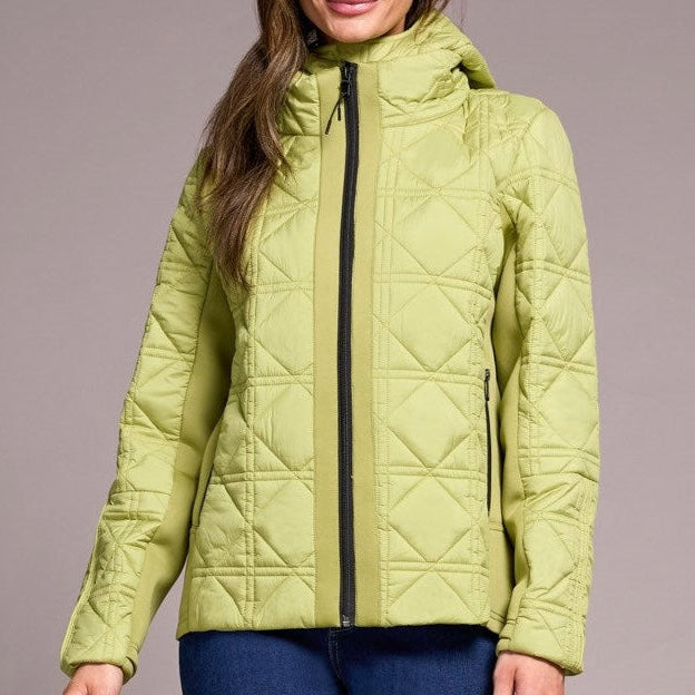 TRIBAL - Puffer Lime Jacket