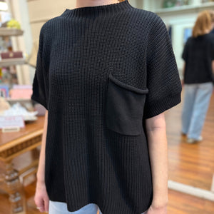SHE+SKY - Solid Black Knit Sweater