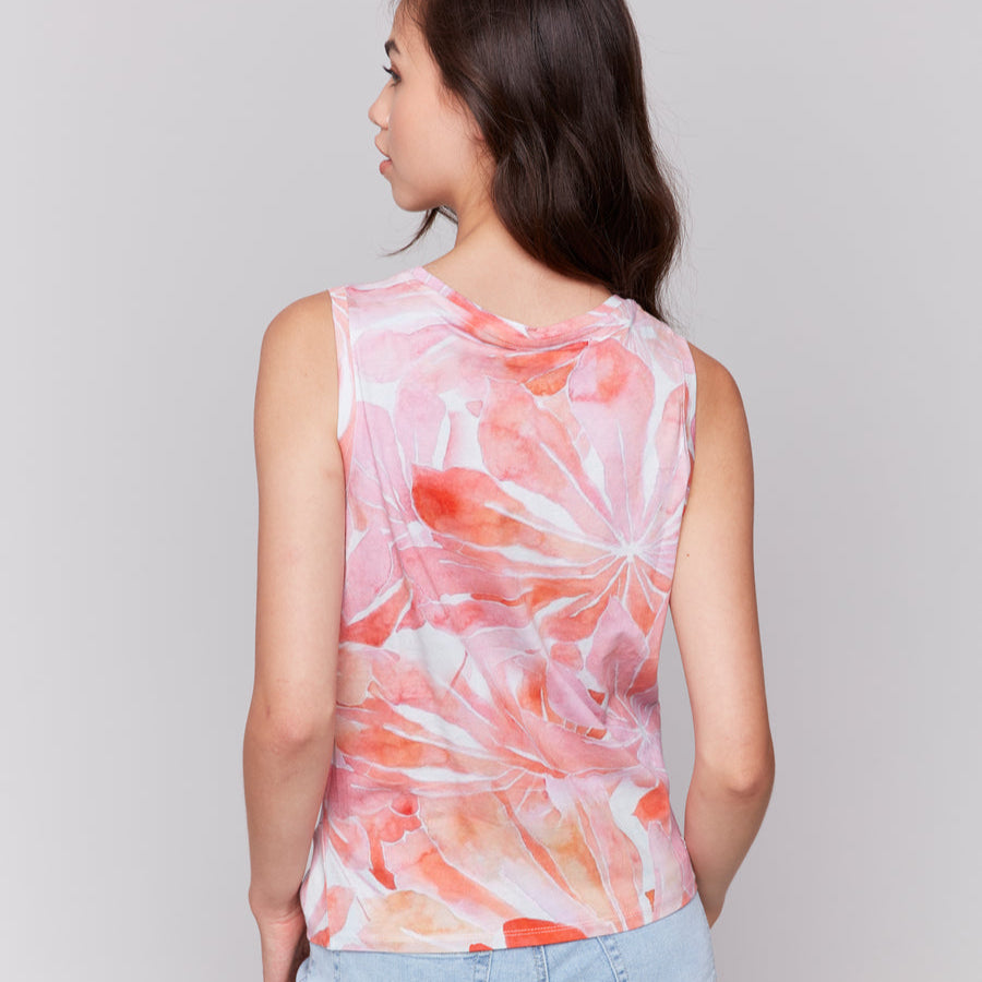 CHARLIE B - Begonia Print Top