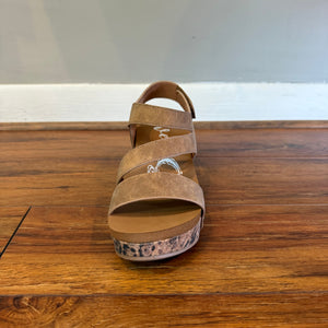 VERY G - Atlas Leopard Tan Sandals