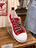 #19 Very G- Aman Red Tennis Shoes