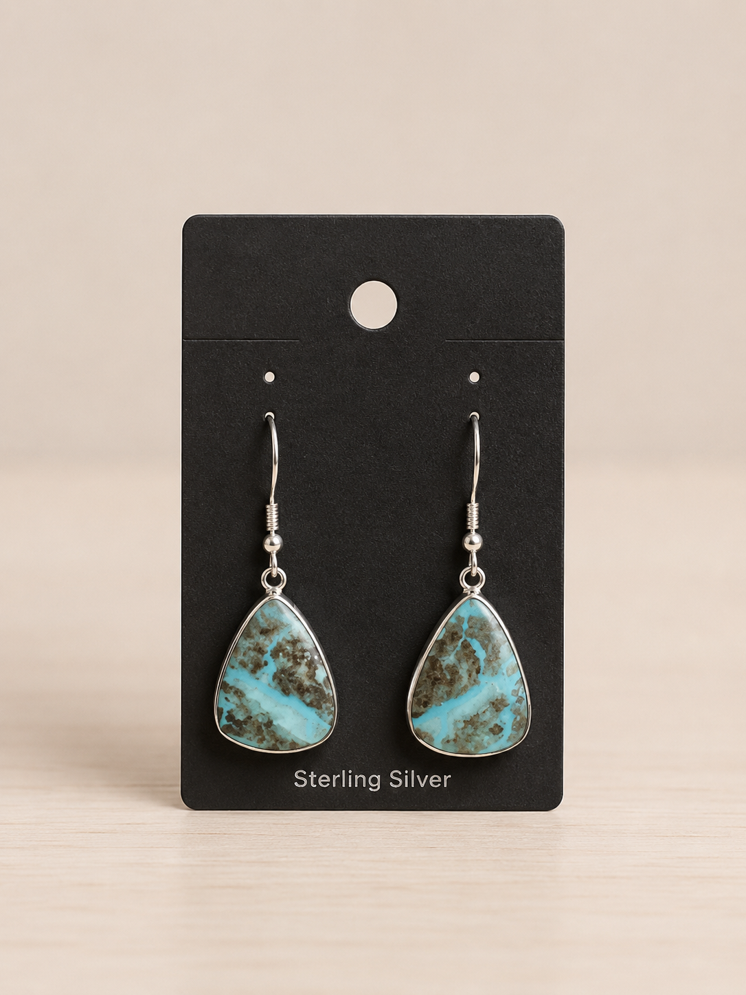 Sterling Silver w/ Turquoise Stone Earrings