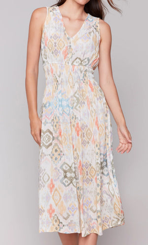 CHARLIE B - Multi Color Long Dress - SALE ITEM