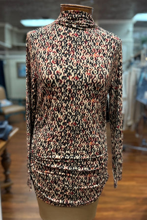 LIVERPOOL - Pleated Mock Top