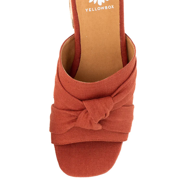 YELLOWBOX Ordo Platform Heel Shoe - Sienna Orange