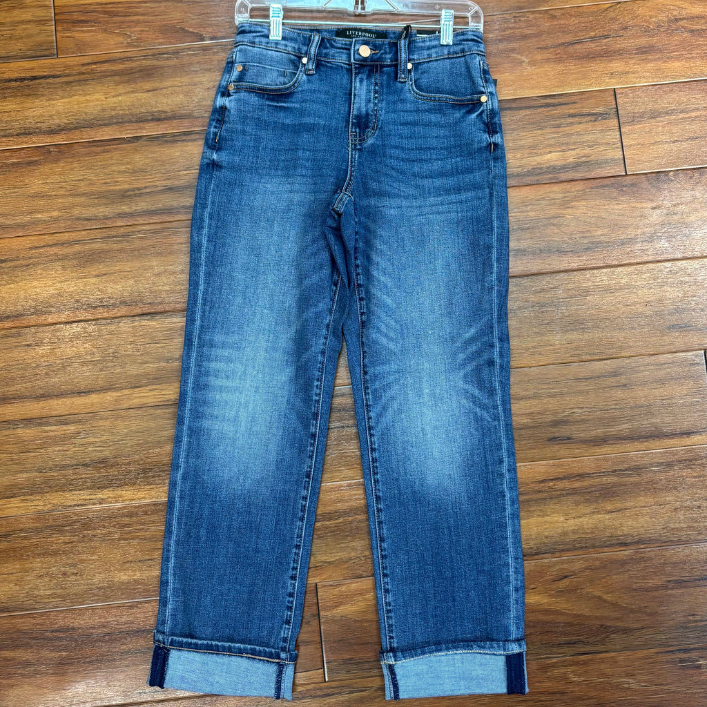 LIVERPOOL - Marley Cuffed Denim Jeans