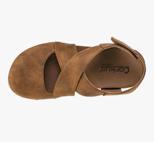 CORKYS - Tan Suede Sandals