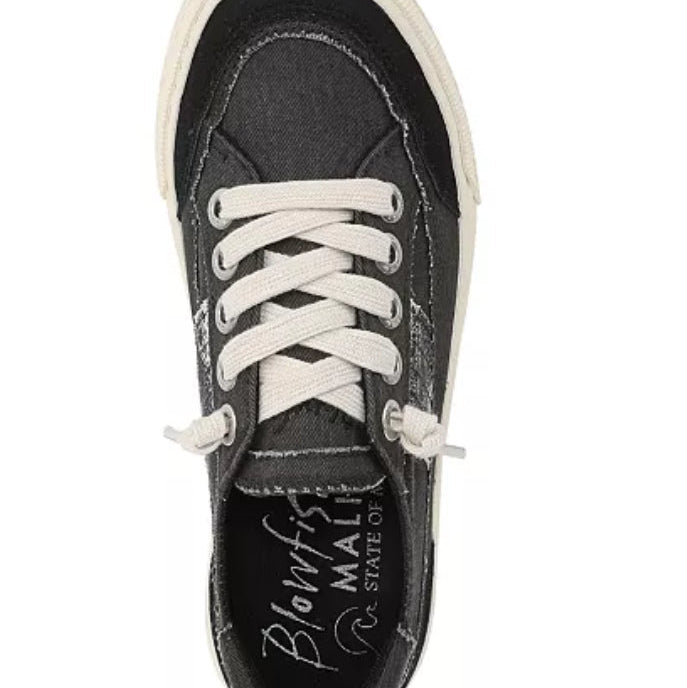 BLOWFISH - Black Twill Canvas Shoes