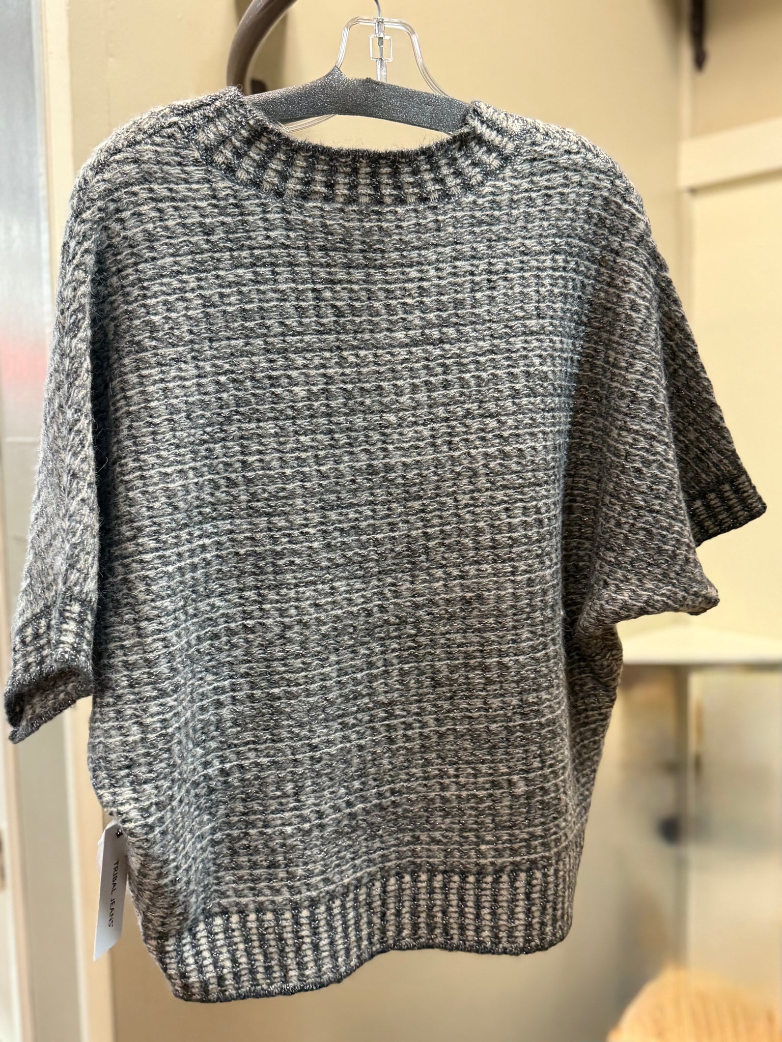 TRIBAL - Grey Crew Neck Sweater
