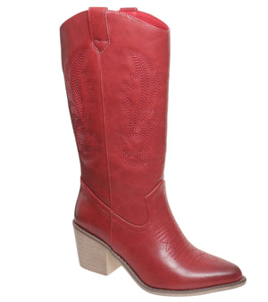 PIERRE DUMAS - Tall Red Boots