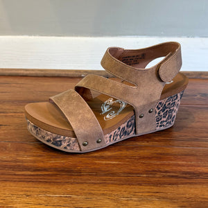 VERY G - Atlas Leopard Tan Sandals