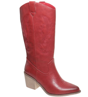 PIERRE DUMAS - Tall Red Boots