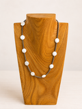 18" Navajo and Pearl Necklace