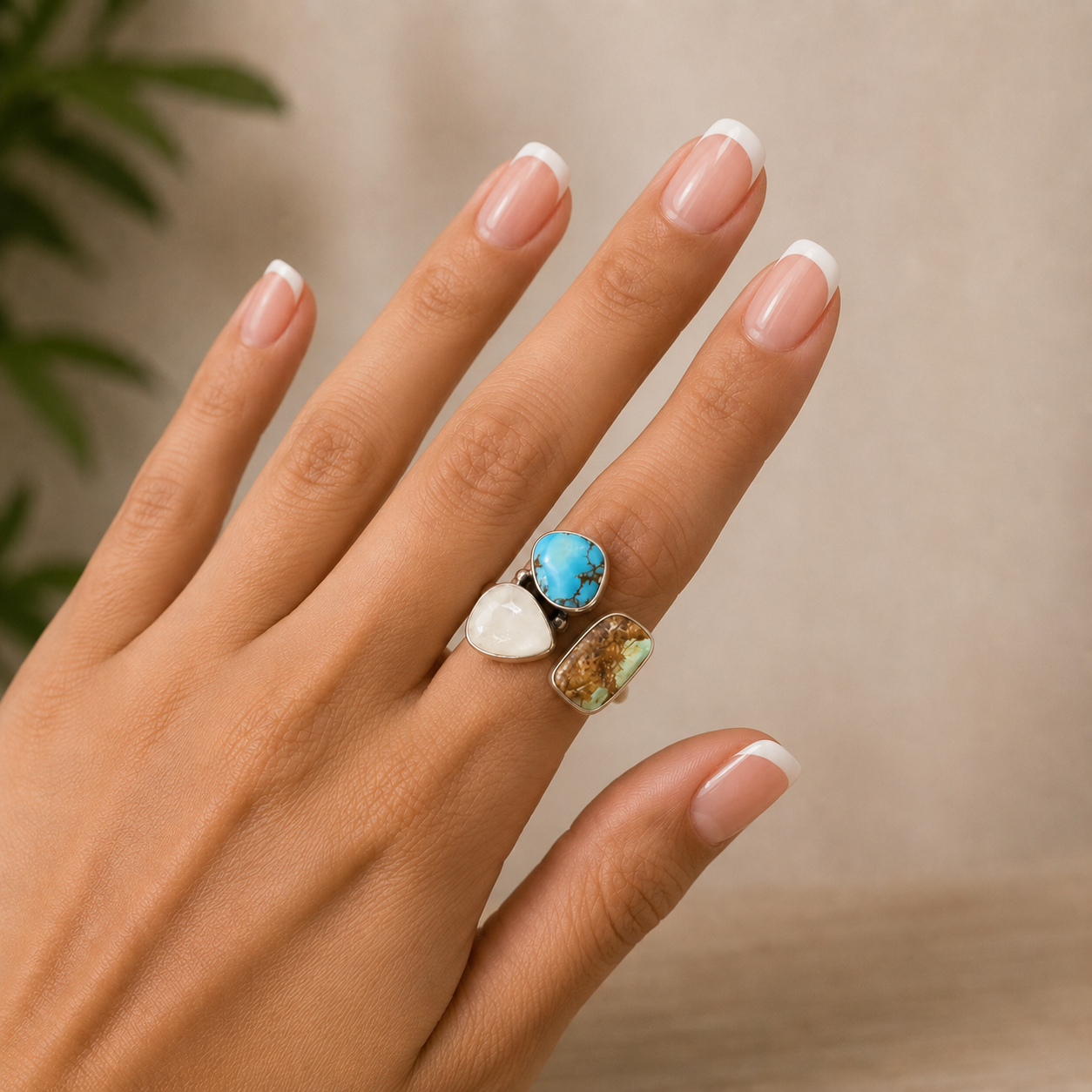 #15 Cluster Adjustable Rings
