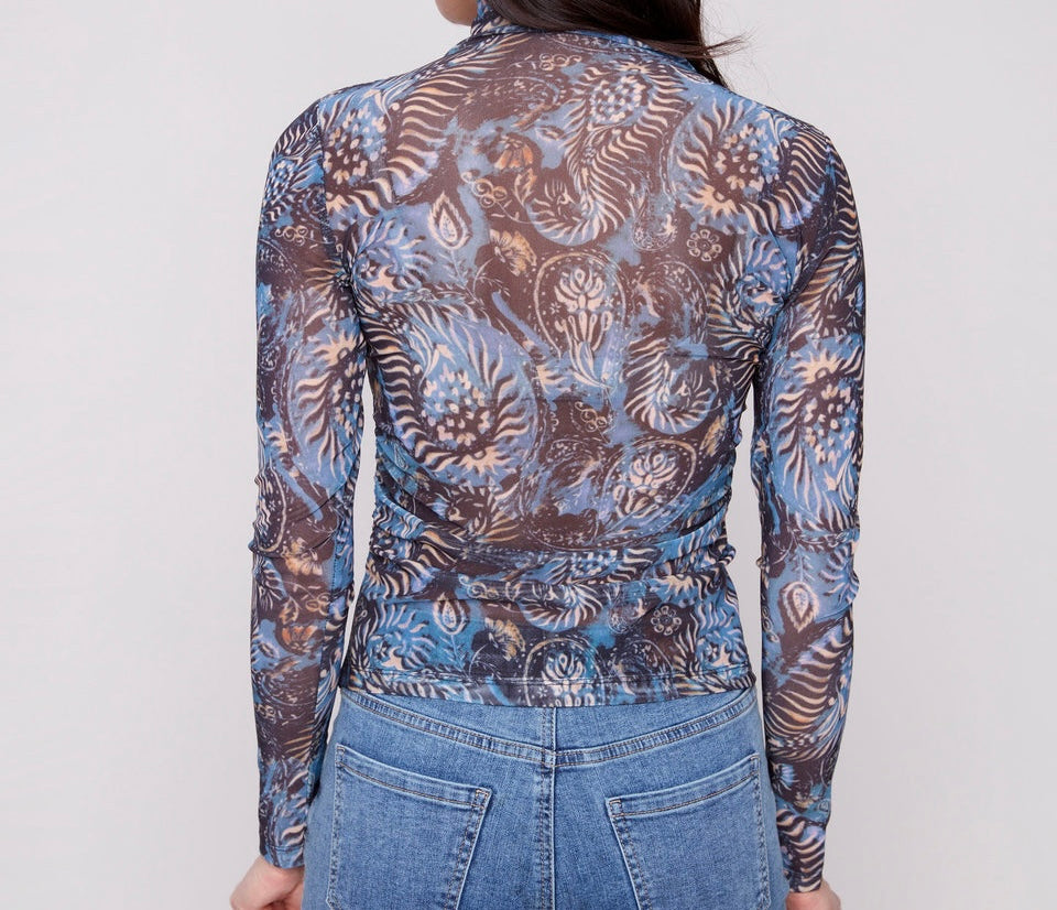 CHARLIE B- Mesh Midnight Print