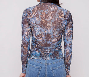 CHARLIE B- Mesh Midnight Print