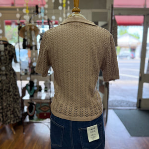SHE+SKY - Taupe Knit Sweater