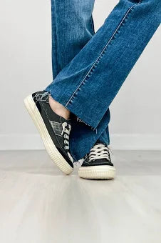 BLOWFISH - Black Twill Canvas Shoes