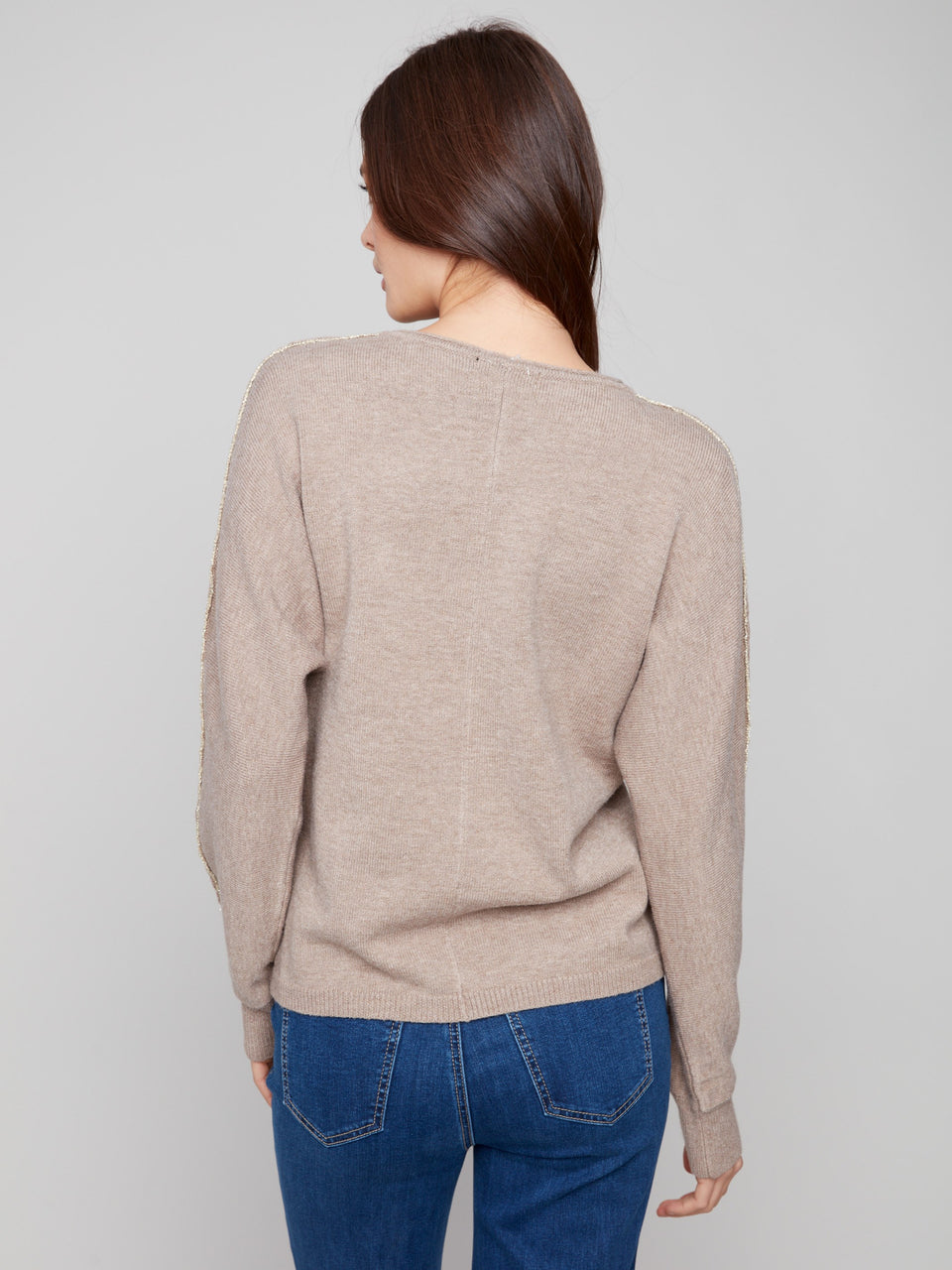 CHARLIE B - Taupe Sweater