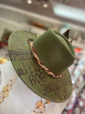 Wilder and Soul GREEN HAT