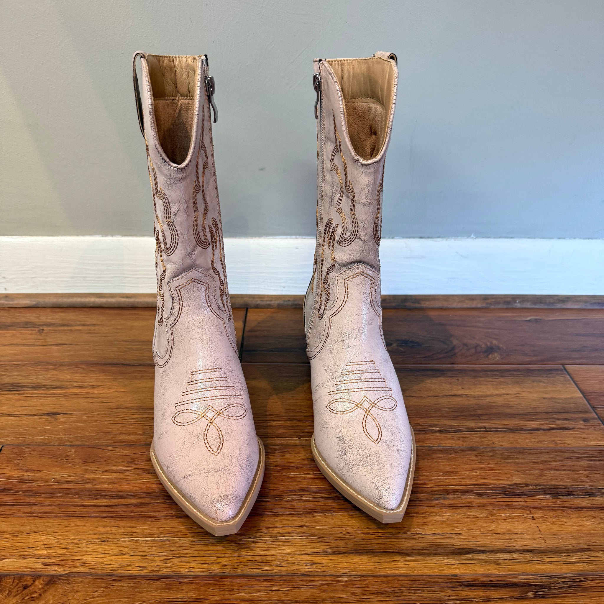 HEY GIRL BY CORKYS - Beige Western Boot