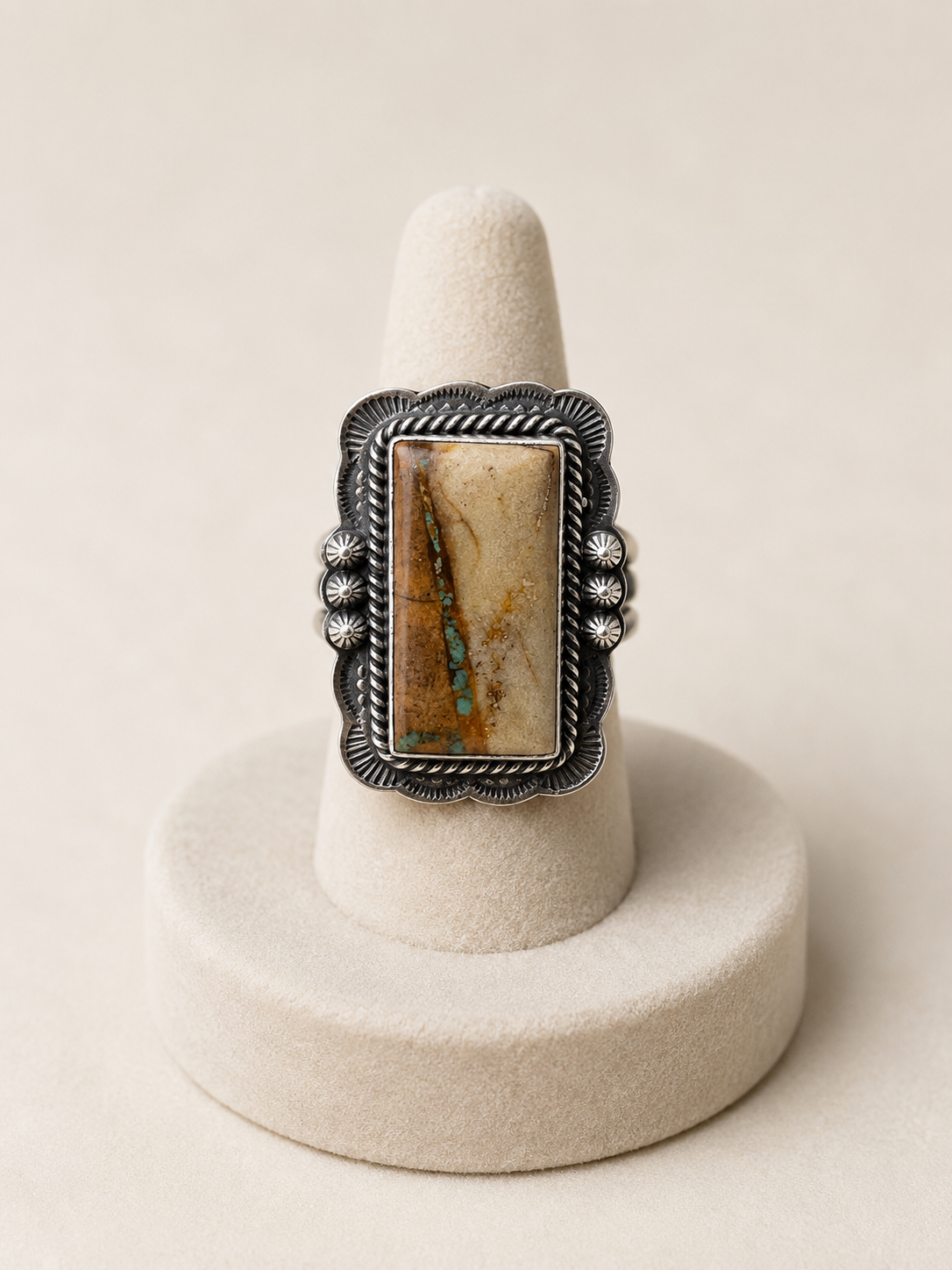 #9 Sterling Silver- Turquoise Stone Ring