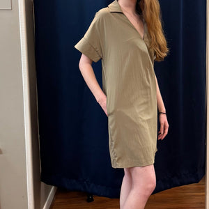 THML - Solid Tan Mini Dress