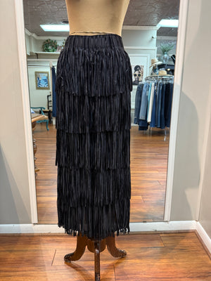 WAY - Black Fringe Skirt