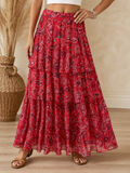 #10 WAY- Bandana Mesh Maxi Skirt