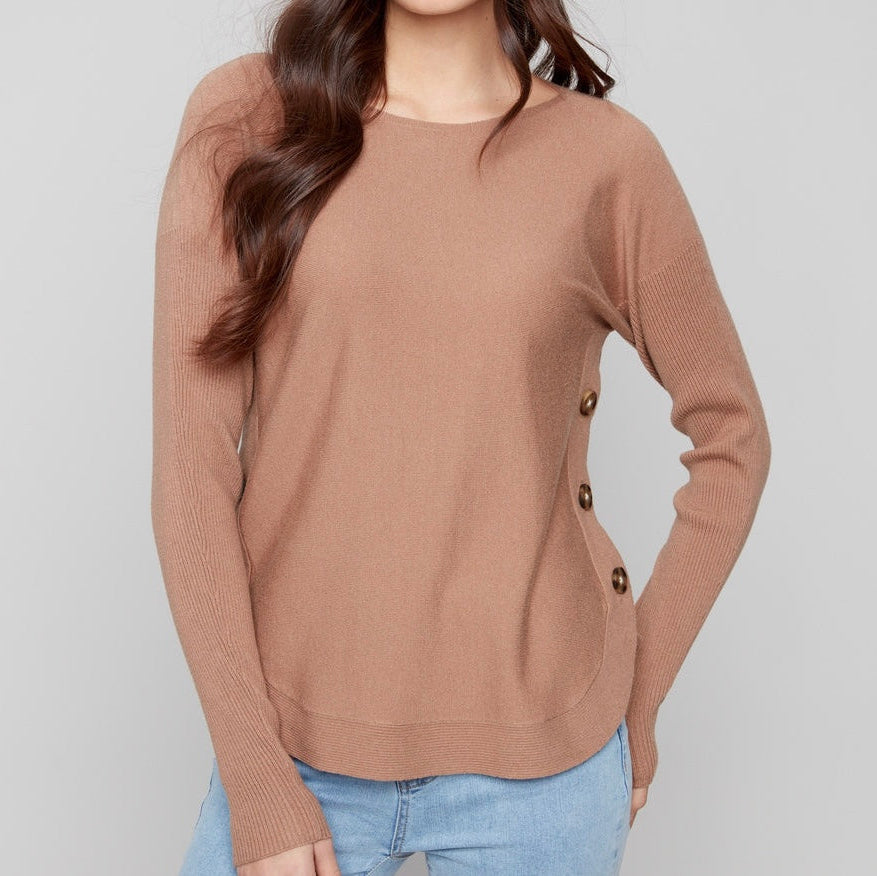 CHARLIE B - Truffle Color Sweater