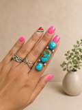 Sterling Silver Buffalo Turquoise Ring