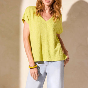 TRIBAL - Bright Green Top