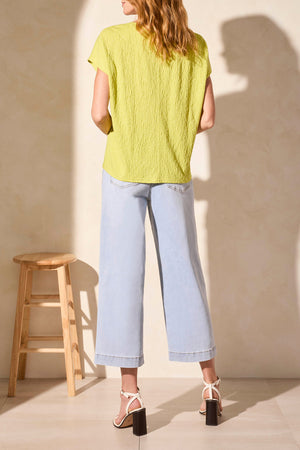 TRIBAL - Bright Green Top