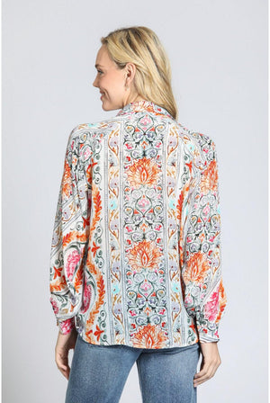 APNY - Pink Pastel Print Top