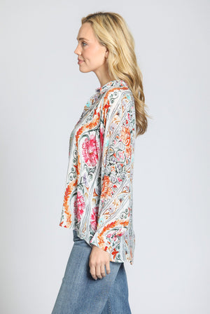 APNY - Pink Pastel Print Top