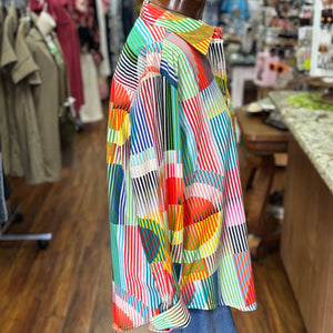 APNY- Brite Orange Multicolored Top
