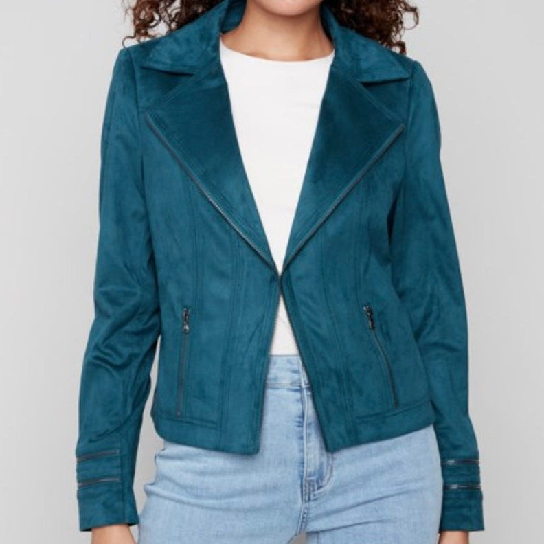 CHARLIE B - Solid Evergreen Color Jacket