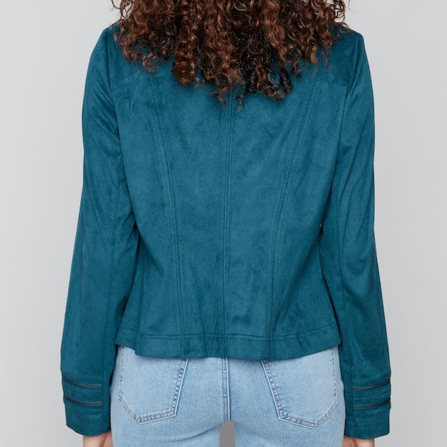 CHARLIE B - Solid Evergreen Color Jacket