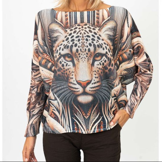 LOOK MODE- Leopard Sweater