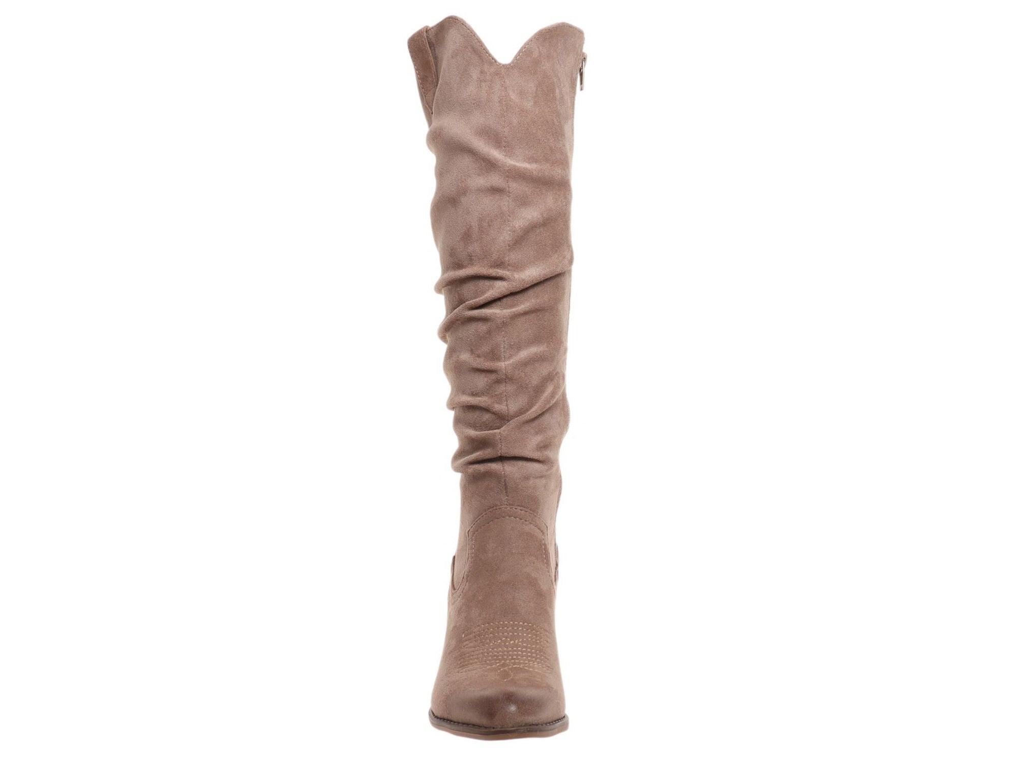 PIERRE DUMAS - Tall Taupe Boots