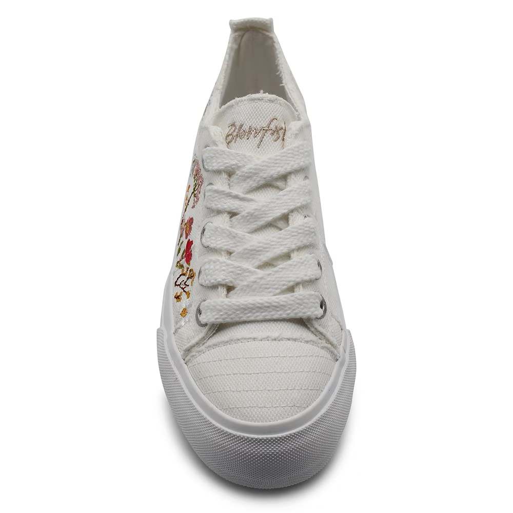 BLOWFISH MALIBU Sadie-Sun Embroidered Platform Sneaker - Cream