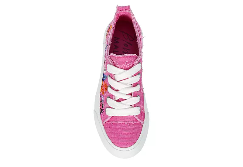 BLOWFISH MALIBU Sadie Sun Platform Sneaker - Pink Floral Embroidered