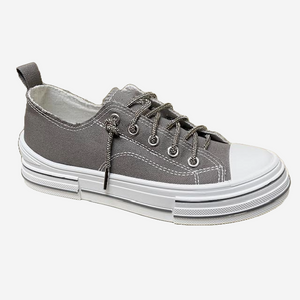 VERY G - Grey Silver Bling Lace Sneakers