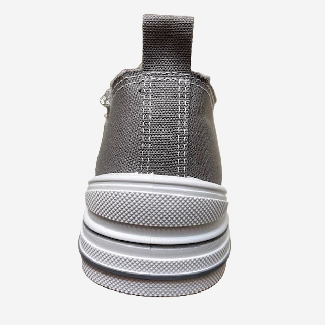 VERY G - Grey Silver Bling Lace Sneakers