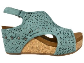 VERY G Turquoise Free Fly Sandal